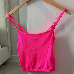 Anthropologie Bright Pink Camisole